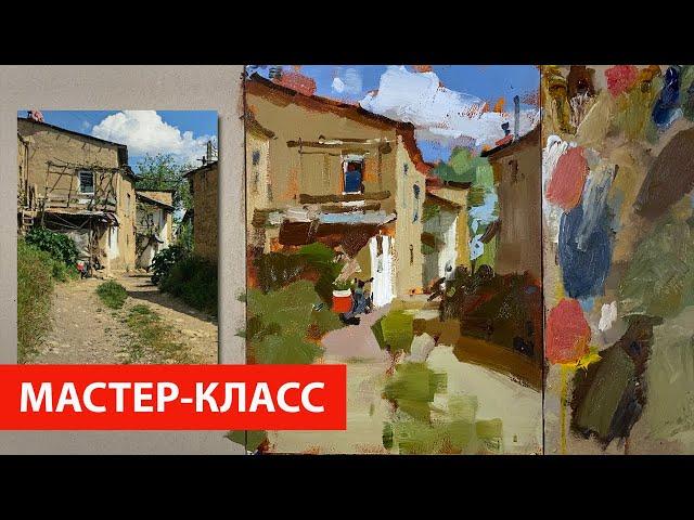 Как рисовать пейзаж, мастер-класс