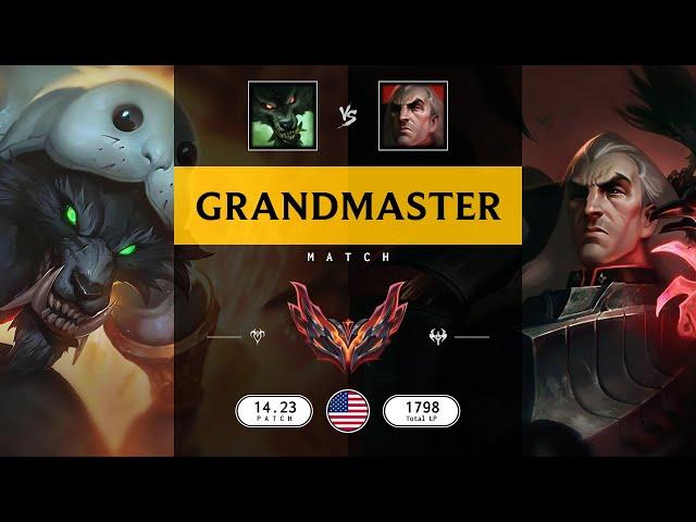 Grandmaster Match: Super Warwick vs Super Swain - NA server Patch 14.23