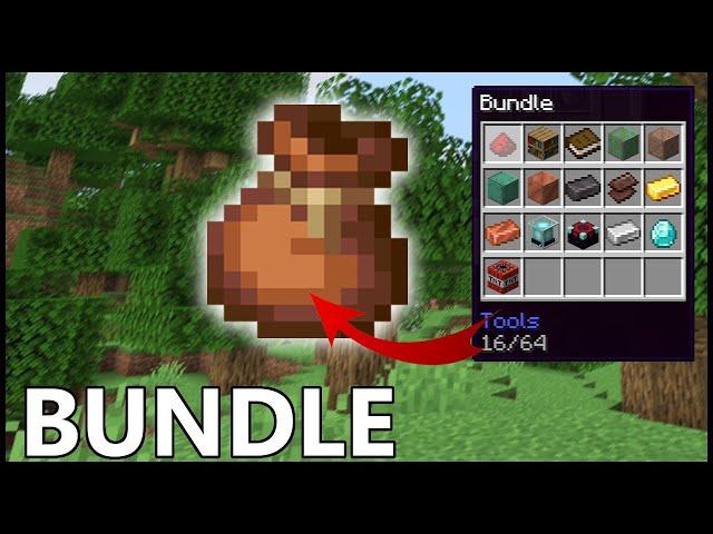 How To Use A BUNDLE In Minecraft