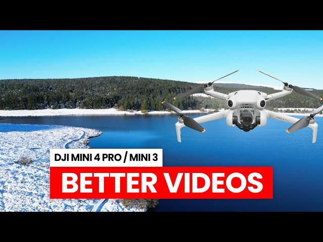 5 EASY Ways To Get BETTER DRONE FOOTAGE! | DJI Mini 4 Pro/Mini 3 Tips For Beginners