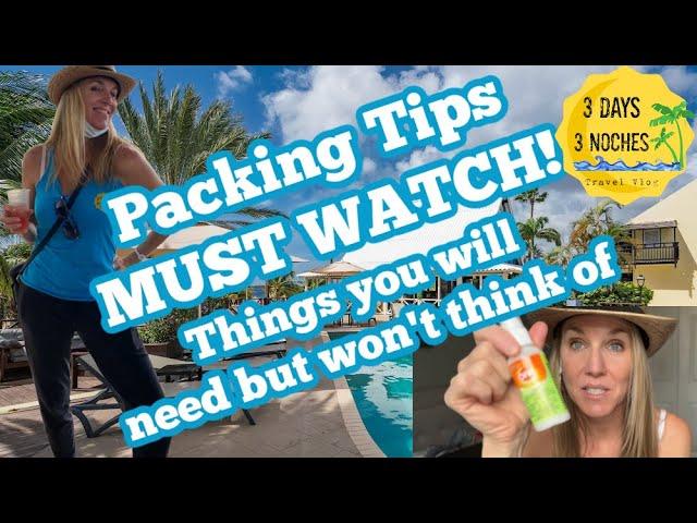 How to Pack for An All Inclusive Resort| Things you Wished you Packed for your Vacation