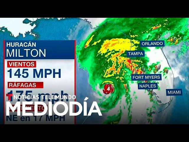 Se multiplican los reportes de tornados en Florida a causa del huracán Milton | Noticias Telemundo