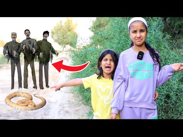 جوجو تشوف أشياء مخيفة مايشوفونه خواتها !! -  سوالف بناتي