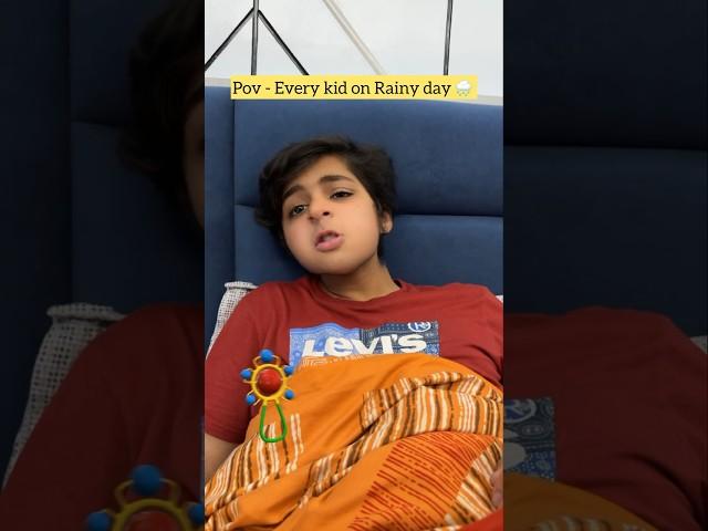 Every Kid on rainy dayy️ | Raj’s Live! | #shorts