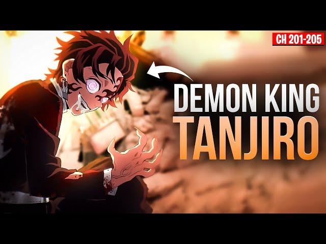 Who Defeated The Demon TANJIRO? | CHAPTER 201-205 | Demon Slayer Sunrise Countdown Arc|