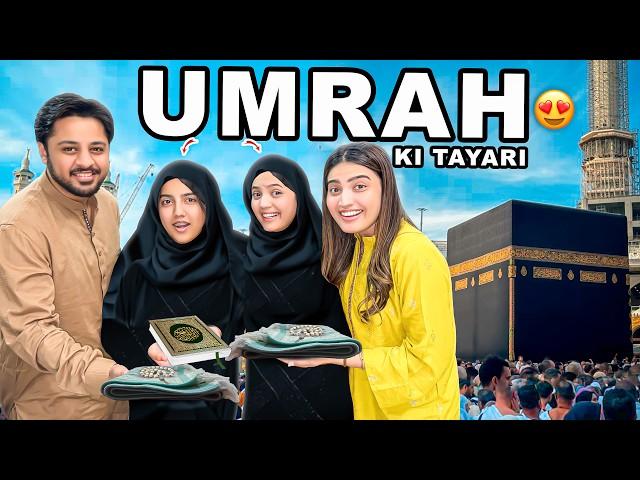 FATIMA & ZAINAB KY FIRST UMRAH KI TAYARI  | Sab Ko Mubarak Dy De ️ |Papa Aur Areeb Ki Sulah Hogai