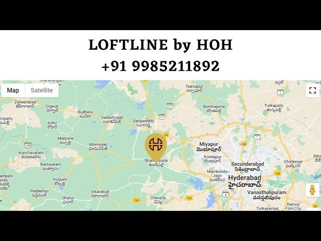 Loftline Open Plots at Shankarpally,Hyderabad west.