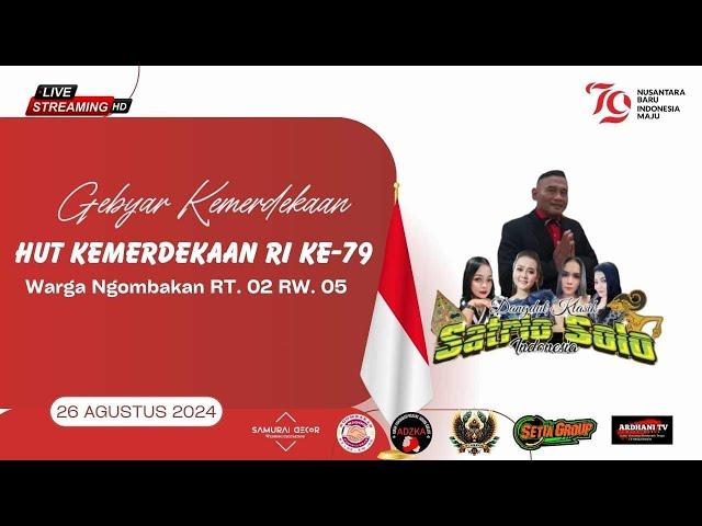 LIVE ARDHANI TV || DANGDUT KLASIK SATRIO SOLO || SETIA GROUP SOUND || PART 2 ||NGOMBAKAN,26-8-2024