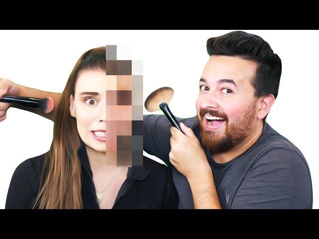 James Turner does my makeup 