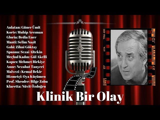  Selim Naşit, Sezai Altekin, Bedia Ener Dino Buzzati'nin Klinik bir Olay Oyunu Radyo Tiyatrosu'nda