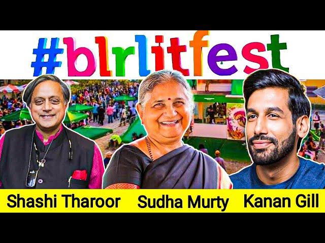 Met Sudha Murty, Shashi Tharoor & Kanan Gill at Bangalore Literature Festival 2023 | Blr Lit Fest