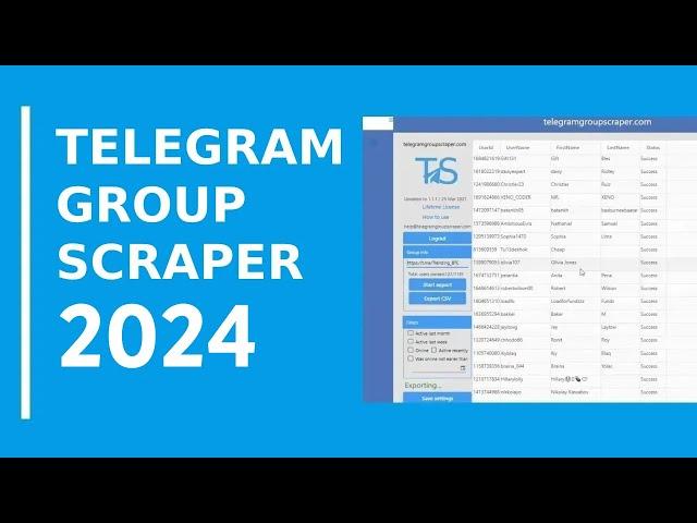 Telegram Group Scraper