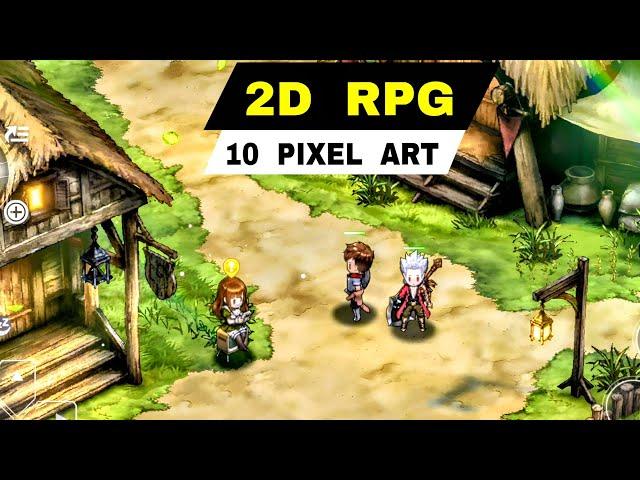 Top 10 Best 2D RPG Games mobile | Best PIXEL ART Open World 2D Games RPG for Android & iOS