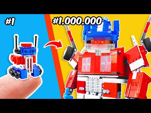 LEGO Transformers: I Build Optimus Prime with 1,000,000 PIECE LEGO | FUNZ Bricks