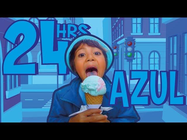 24 HORAS COMIENDO AZUL