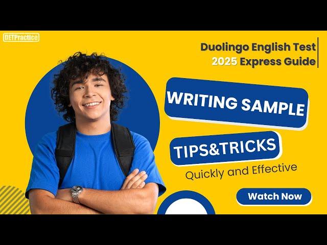 Duolingo English Test 2025 Express Guide: Writing Sample Question