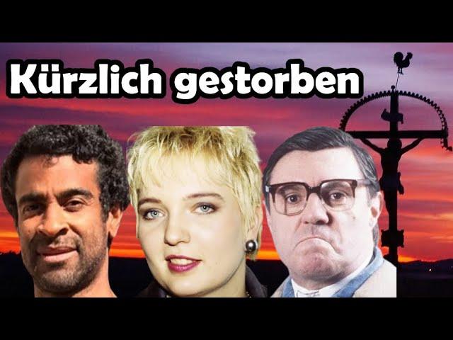 Trauer um Prominente, die vor kurzem gestorben sind.