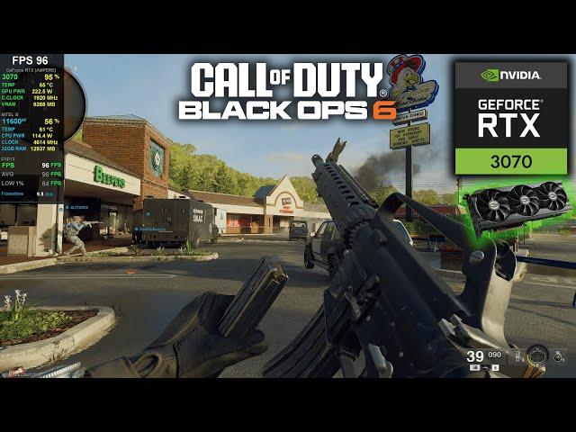 RTX 3070 | Call of Duty: Black Ops 6 Performance Test - 1080p/1440p/4K