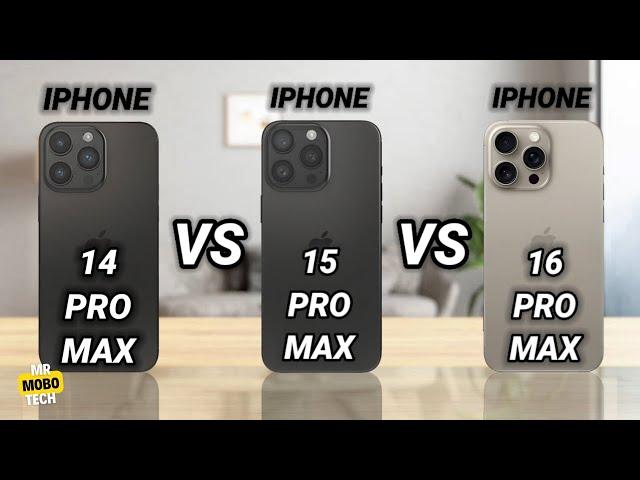 Iphone 14 Pro Max vs Iphone 15 Pro Max vs Iphone 16 Pro Max | Mr Mobo Tech