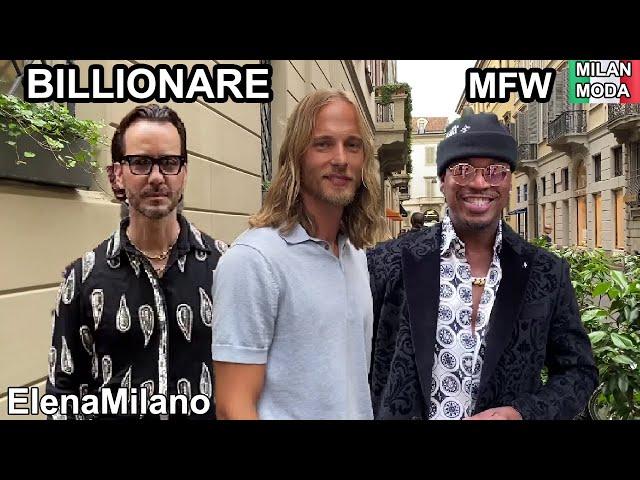 Billionare Fashion guests Milan Fashion Week 14/06/24 #italy #milan #mfw