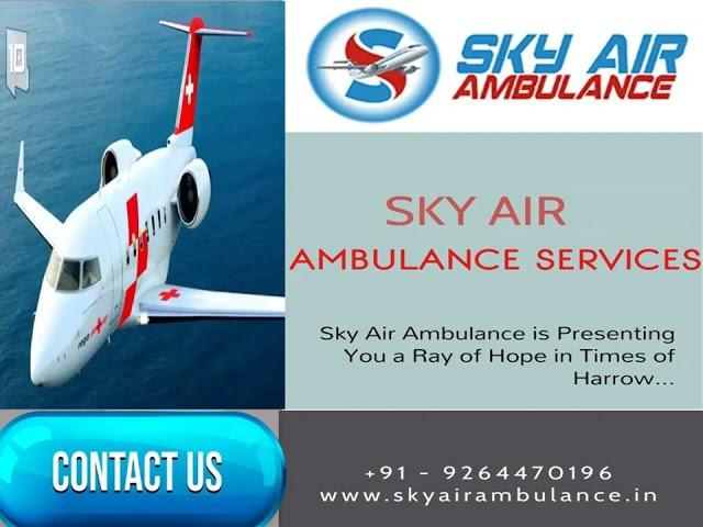 Trusted Charter Aircraft Air Ambulance Service in Nagpur and Allahabad by Sky Air