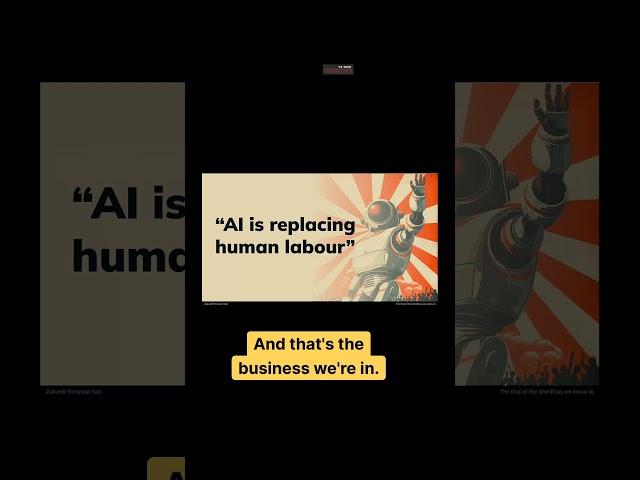 AI is replacing human labour - #ai