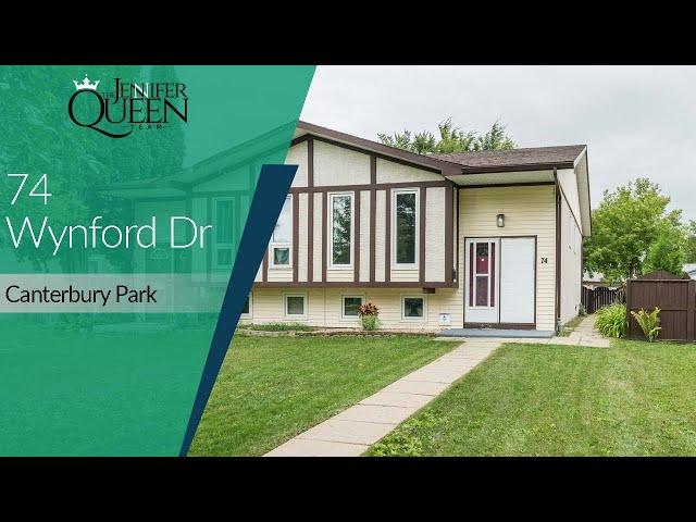 74 Wynford Drive, Winnipeg, MB $299,900 Jennifer Queen - Winnipeg Realtor with RE/MAX Professionals