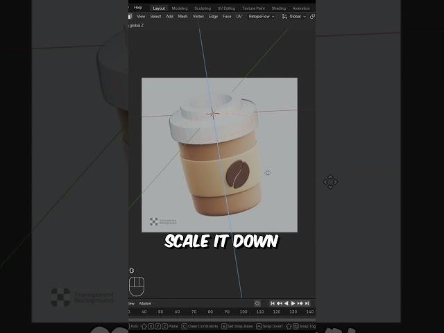 How to make a Coffee Mug in Blender #3d #blender