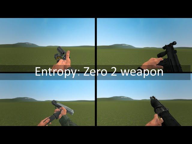 Entropy: Zero 2 All weapon reload | No comment | Garry's Mod