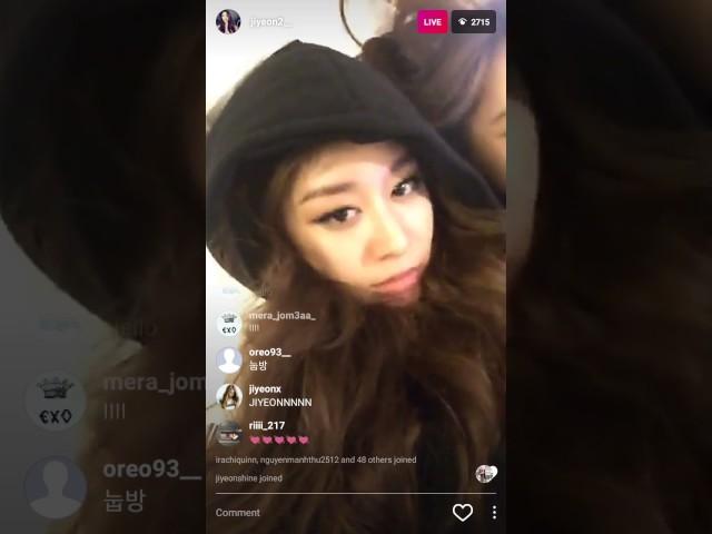 170302 Hyomin and Jiyeon Instagram Live