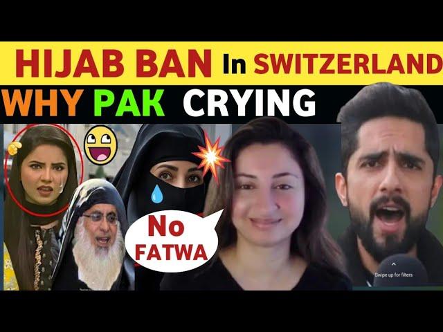 HIJAB BANNED IN SWITZERLAND, PAKISTANI PUBLIC REACTION ON INDIA, @Lubna.Candid WITH SOHAIB CH