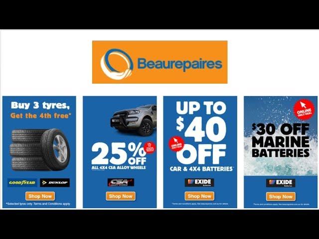 Beaurepaires.com.au Promo Codes 2020: Coupon Code, Reviews - [CouponsKiss.com]