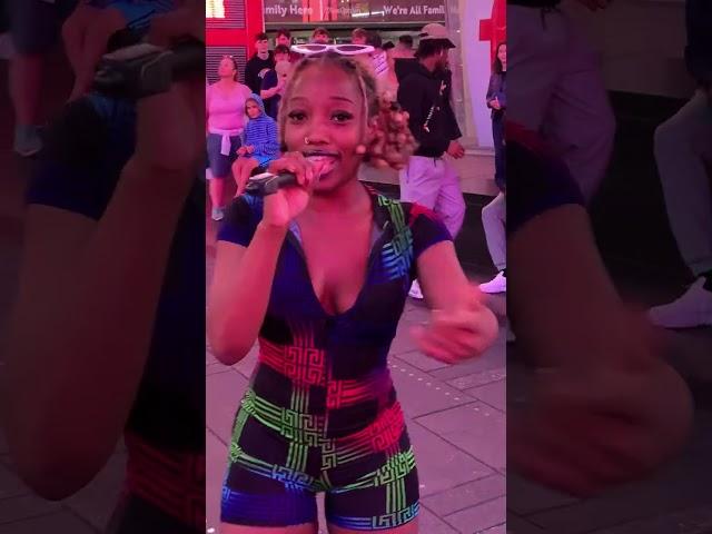 CASHBABEE PERFORMS IN THE MIDDLE OF TIMES SQUARE ( Times Square, New York) 2023