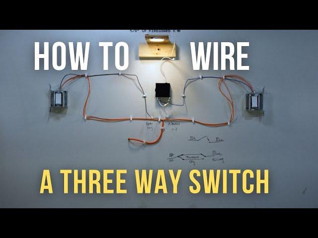 How to wire a three way light switch