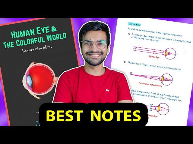 Human Eye and Colourful World Class 10 Notes Pdf Chapter 11 Science Notes | Shobhit Nirwan | Mkr