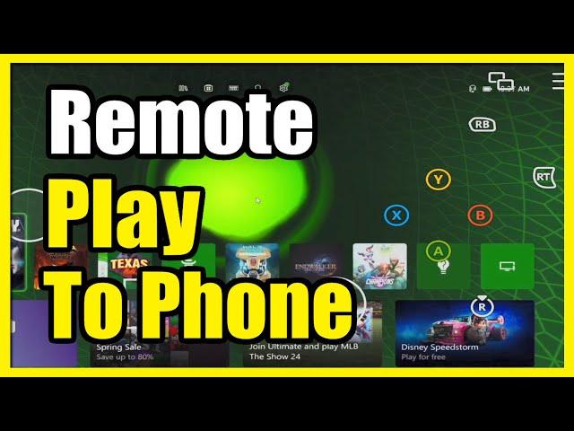 How to Remote Play Xbox Games with Android or Iphone Phone App (Settings Tutorial)