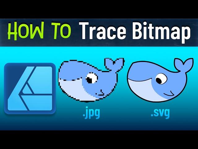 Affinity Designer How to Trace an Image Into a Vector SVG