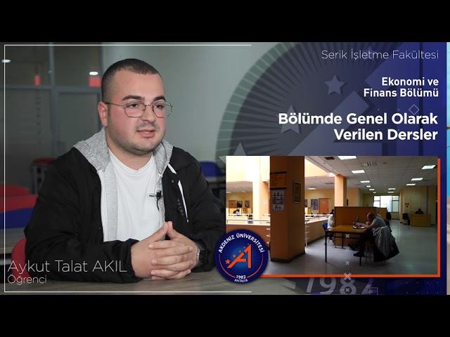 Aday Öğrenci Tanıtımları | Ekonomi ve Finans