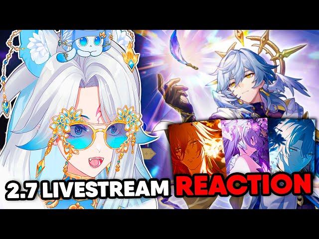 The BEST Honkai Star Rail Update EVER??! | 2.7 Livestream Reaction