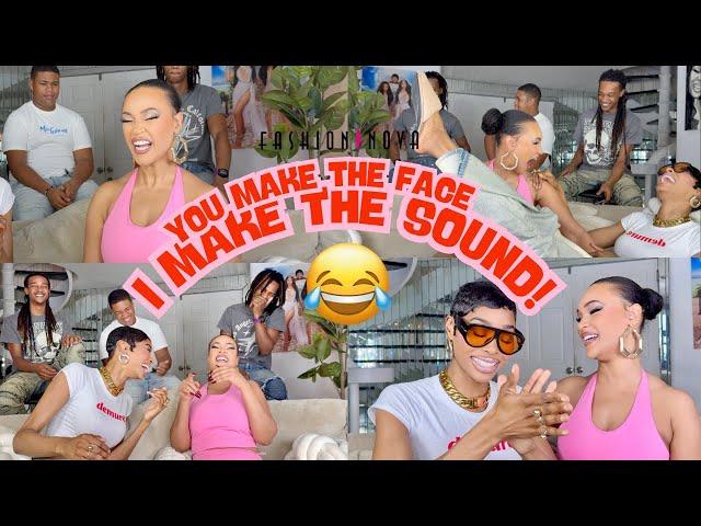 I MAKE THE FACE, YOU MAKE THE SOUND" WITH MY WIFE  | FASHION NOVA