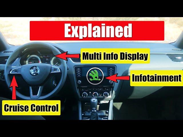 How To Use Cruise Control, Infotainment & Multi Info Display On A Skoda Octavia