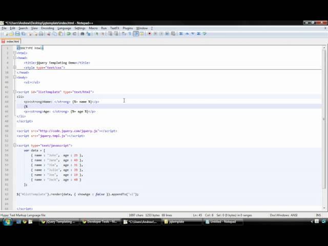 An Introduction to jQuery Templating