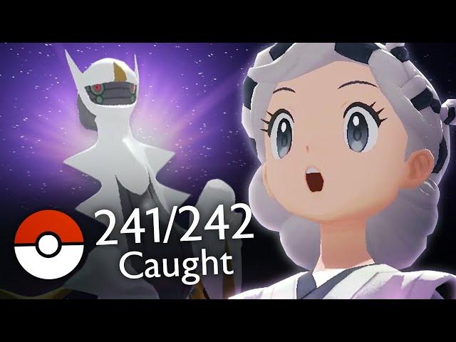 Catching EVERY Pokémon in Legends: Arceus