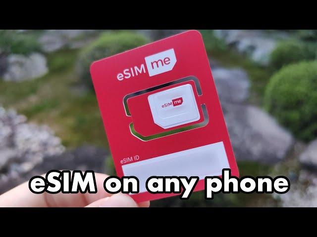 How to use an eSIM on any phone with eSIM.me