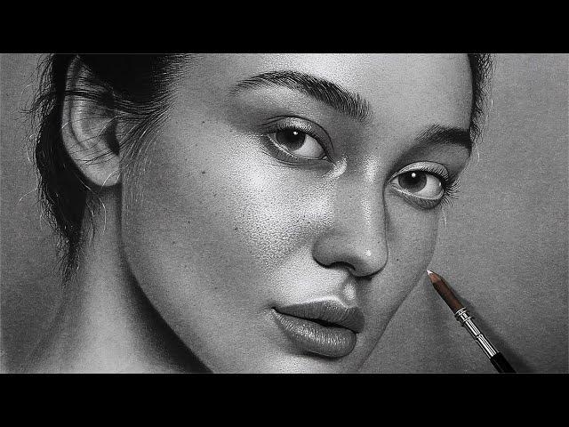 charcoal shading || how to shade a face