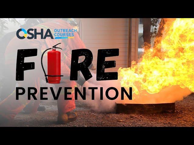 OSHA Fire Prevention Training | Online Course for Workplace Safety