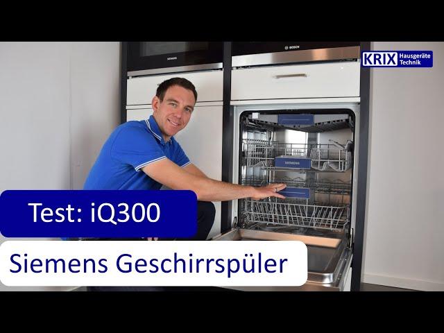 Test: Siemens Geschirrspüler iQ300