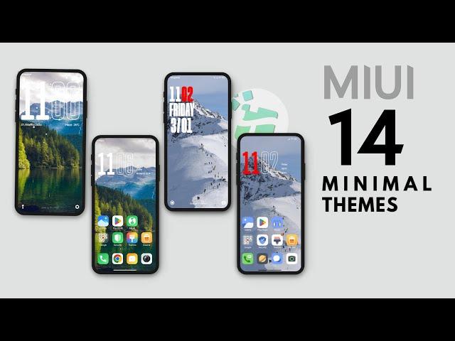 Minimal MIUI Themes for Xiaomi, Poco | Best MIUI 14 Themes