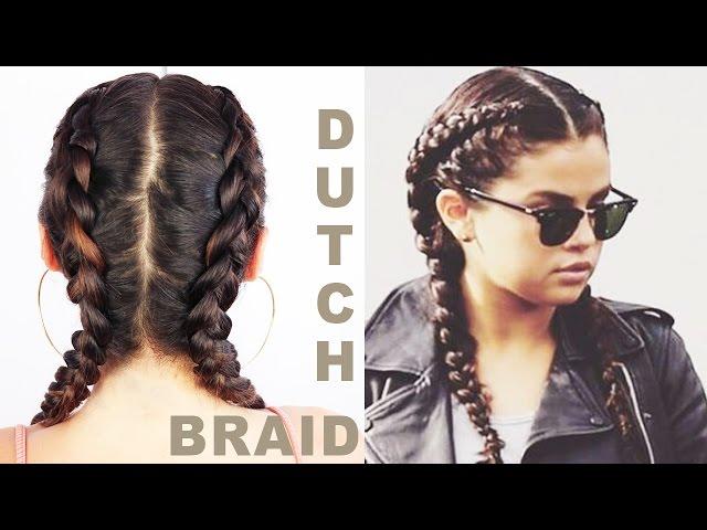 HOW TO DUTCH BRAID YOUR OWN HAIR FOR BEGINNERS | EMAN