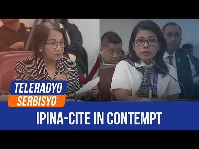 OVP chief of staff cited in contempt for writing letter to COA | (20 November 2024)